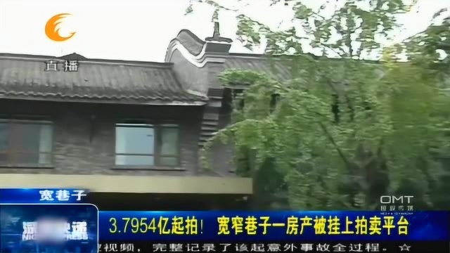 3.7954亿起拍!宽窄巷子一房产被挂上拍卖平台