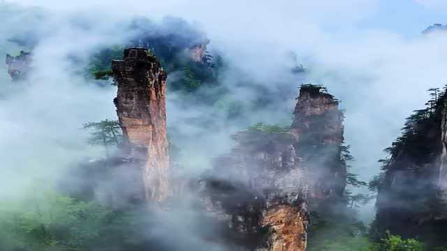 这就是张家界,有着最奇特的山峰,天下一绝!