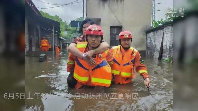 江西萍乡:暴雨袭城,他们冲在第一线