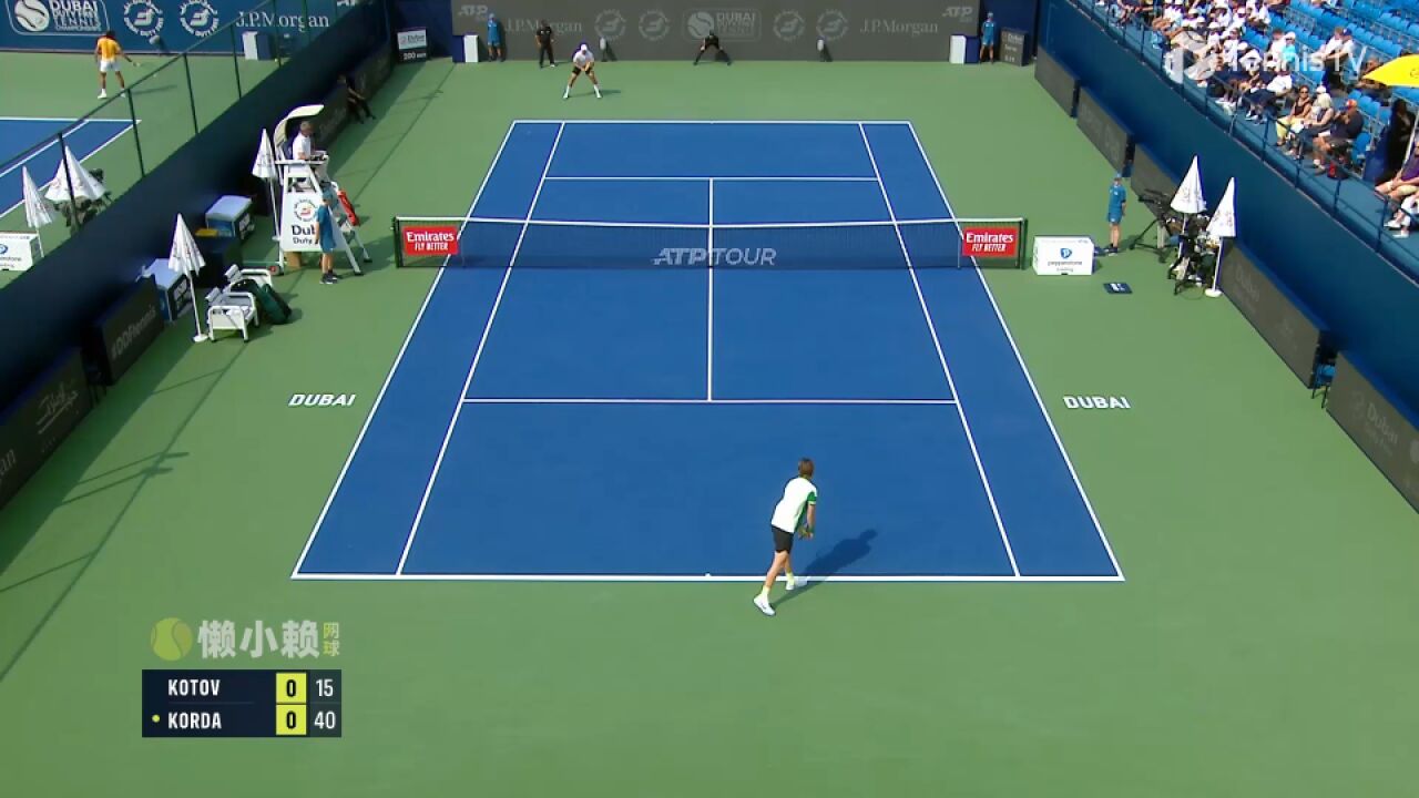 2024ATP迪拜赛R1 科达vs科托夫