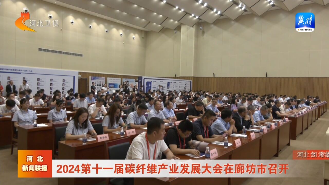 2024第十一届碳纤维产业发展大会在廊坊市召开