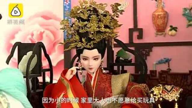 小伙爱上古风娃娃,亲手制如懿人偶送周迅