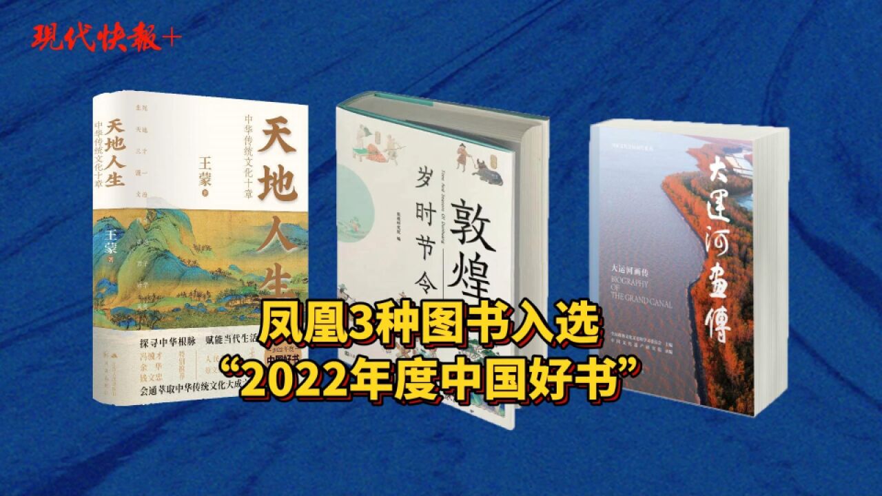 再创佳绩!凤凰3种图书入选“2022年度中国好书”