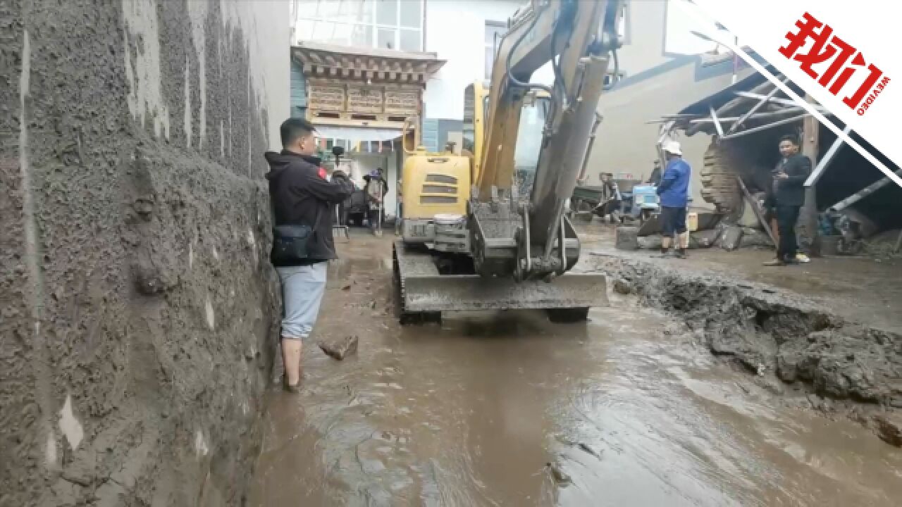 甘肃夏河县泥石流致2死2失联:救灾安置点已搭建帐篷并通水通电