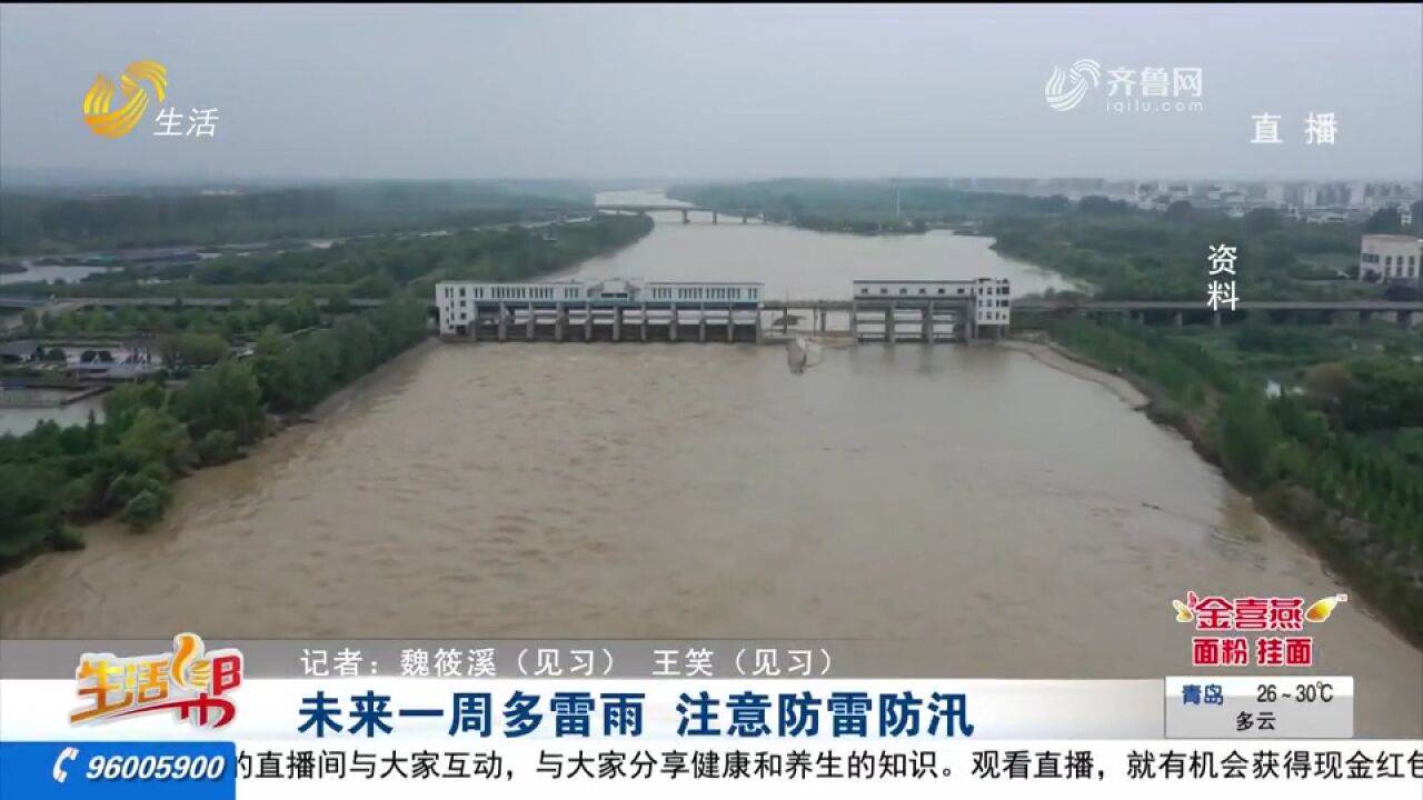 未来一周山东开启雷雨天气模式,雷暴+大风+降雨来袭,注意防范