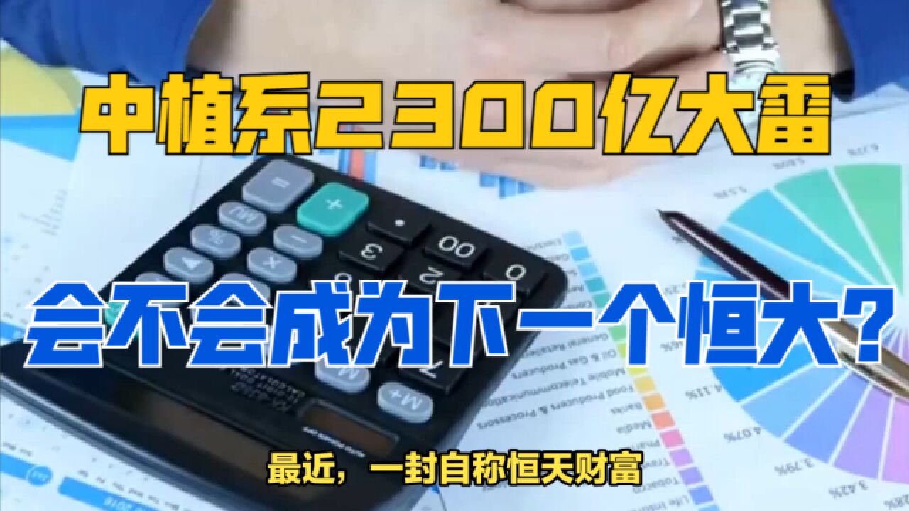 2300亿理财产品爆雷!万亿规模的中植系,是不是下一个恒大?