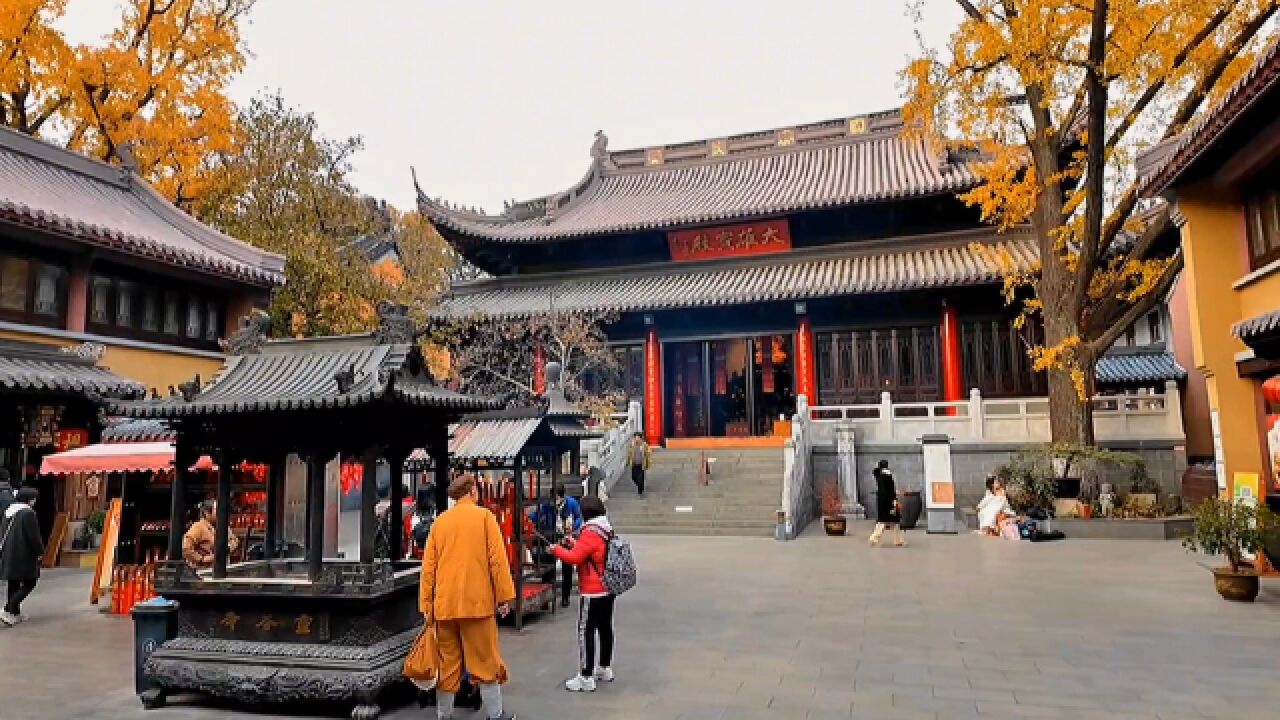 南京灵谷寺朱元璋亲赐寺匾“灵谷禅寺”