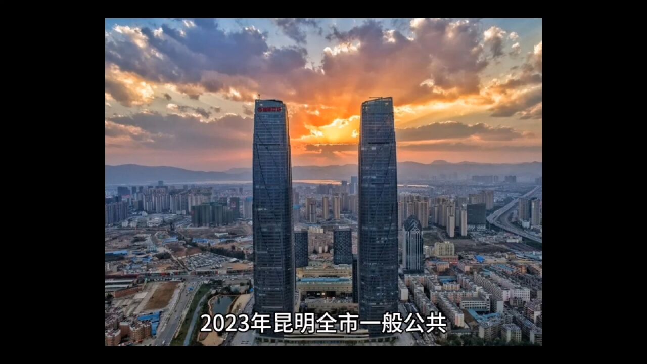 2023年昆明各地财政收入表现,安宁冲击五十亿,官渡紧随其后