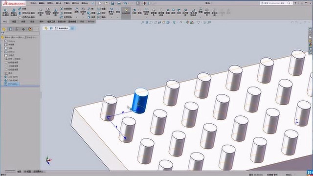 solidworks零件建模放样切割