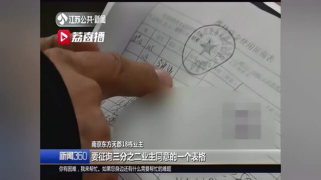 南京东方天郡:三年用868万维修资金 业主称有人伪造签名表决