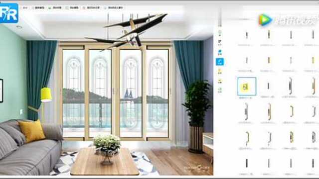 杜特预见家ⷮŠ门窗效果图设计软件操作视频!