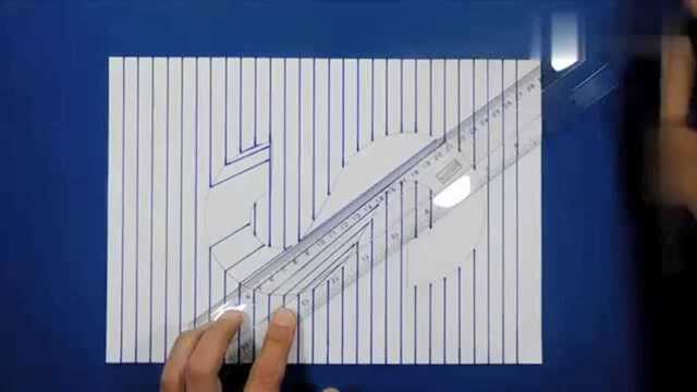 铅笔画沉陷的立体画!画法简单!真实感非常强!