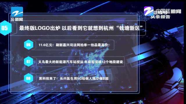 最终版LOGO出炉,以后看到它就想到杭州“钱塘新区”