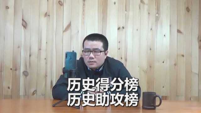 历史得分榜前十都非常露脸,但助攻榜?一般也就头名才值得多提!