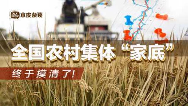 耗时3年,花费26.7亿,全国农村集体“家底” 终于摸清了!