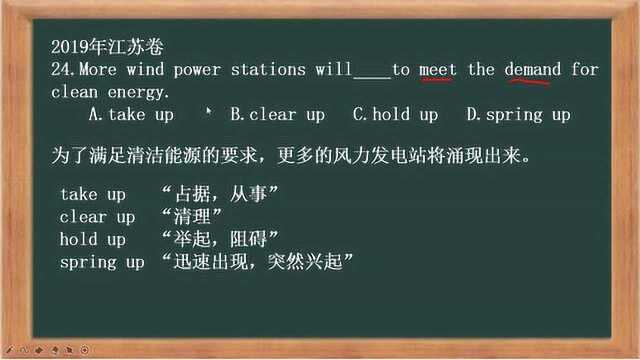 2019年高考英语江苏卷第24题讲解