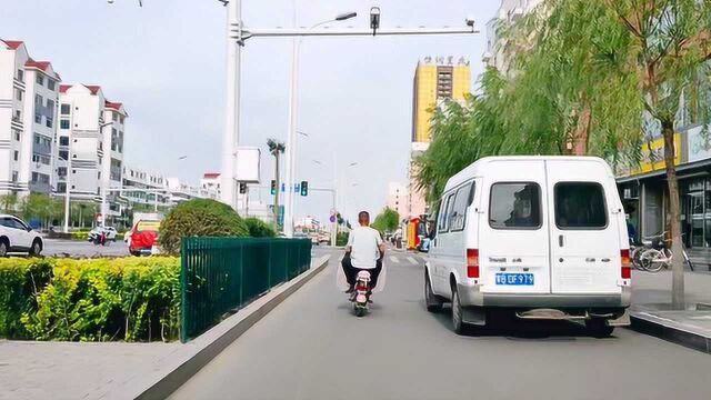 实拍内蒙古包头市昆都仑区友谊大街,继续看鹿城街道城市建设风景