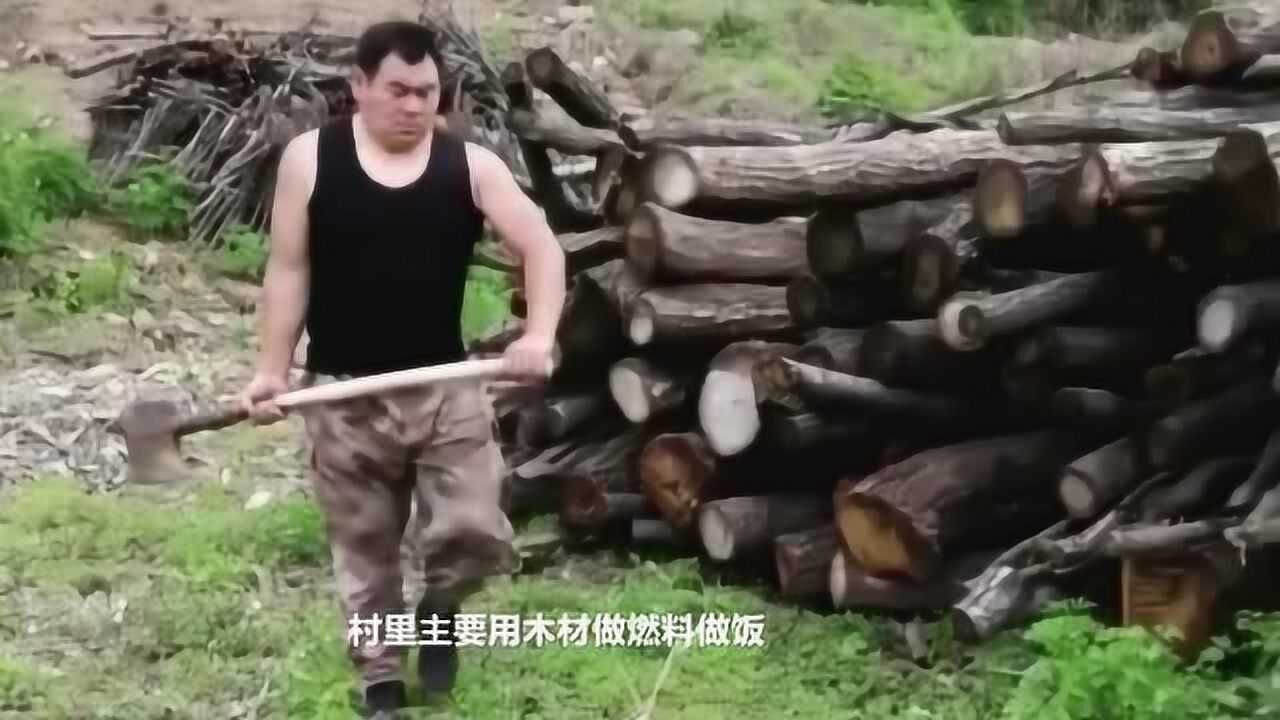 斧子哥抡60多斤大板斧劈柴网友看后心生敬畏这是个高手