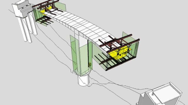 动画演示预应力混凝土桥梁施工,又长见识了