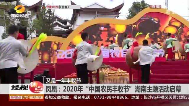 凤凰:湖南主题活动启幕!“中国农民丰收节”