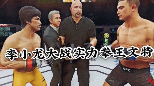 UFC精彩格斗第四期:功夫巨星李小龙大战实力拳王文特!