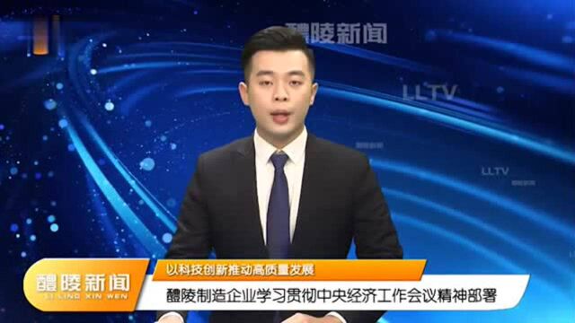 以科技创新推动高质量发展,醴陵制造企业学习贯彻中央经济工作会议精神部署