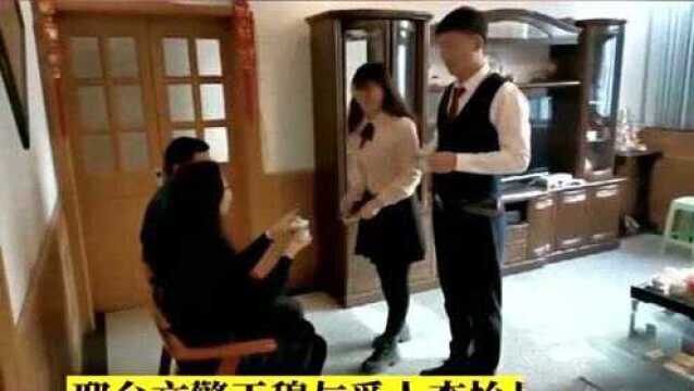 疫情袭来,原本装备礼的邢台交警王穆和爱人办了简单的仪式婚礼过程仅1分钟