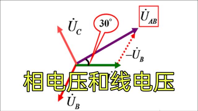 什么是相电压和线电压?入门学电工,首先要吃透这2种电压