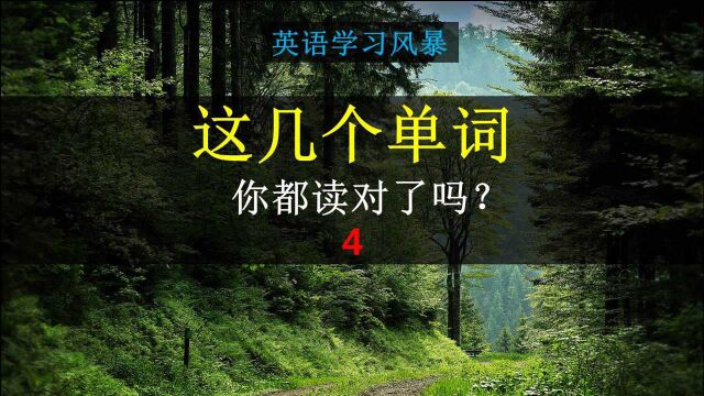 这8个单词你都读对了吗?每个视频都希望对大家有帮助,一起来学