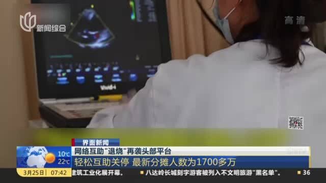 网络互助“退烧”再袭头部平台:轻松互助关停 最新分摊人数为1700多万