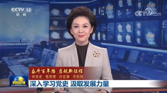 【奋斗百年路 启航新征程——学党史 悟思想 办实事 开新局】深入学习党史 汲取发展力量