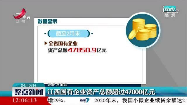 江西国有企业资产总额超过47000亿元