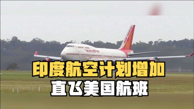 印度航空计划增加直飞美国航班 恢复至近疫情前水平