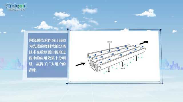 胶原蛋白提取中陶瓷膜技术的应用优势体现!