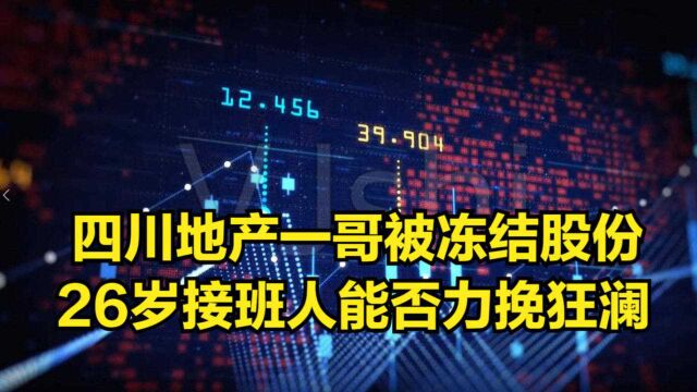 “四川地产一哥”被冻结股份,26岁接班人能否力挽狂澜?