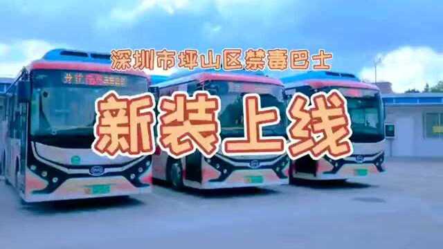 坪山区:禁毒公交车新装上线