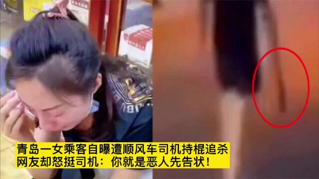 “恶人先告状!”女乘客自曝遭顺风车司机棍打,网友却怒挺司机!