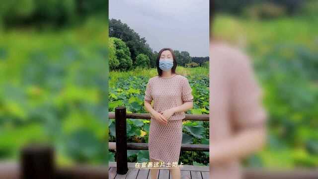 湖北襄阳妹子杨双 说起土家族头头是道 秀美宜昌我代言