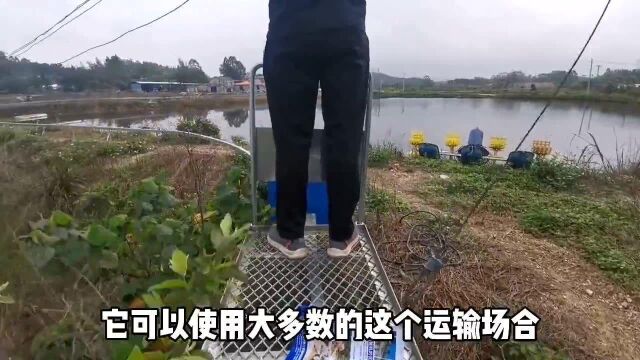 电动轨道运输机只能走平地,适合平地果园及大棚蔬菜