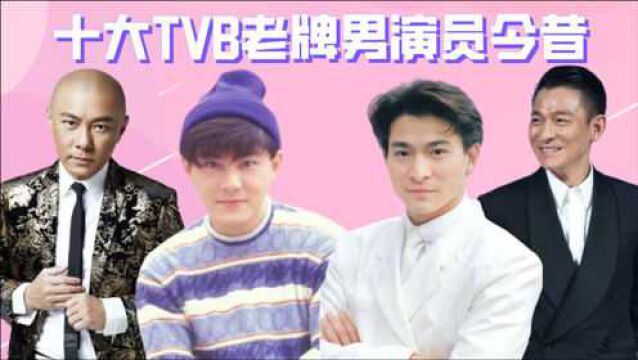 十大TVB老牌男演员今昔,郑少秋,刘德华,周润发,谁年轻时秒杀了你