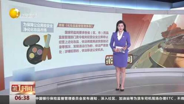 国家药监局:调查标识名为老中医六味祛痘霜等化妆品