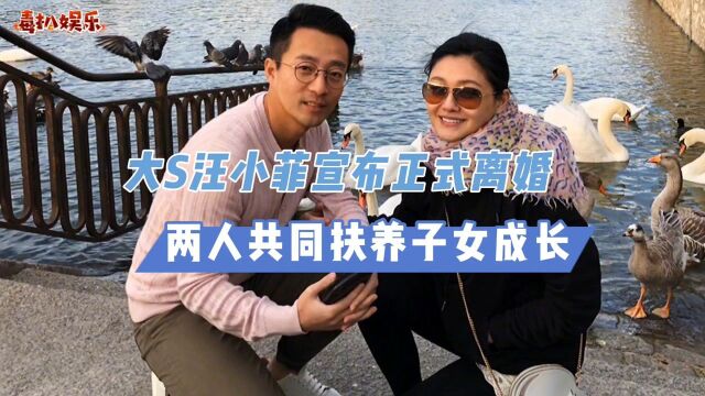 大S发布离婚声明!与汪小菲解除婚约,十年婚姻宣告结束?