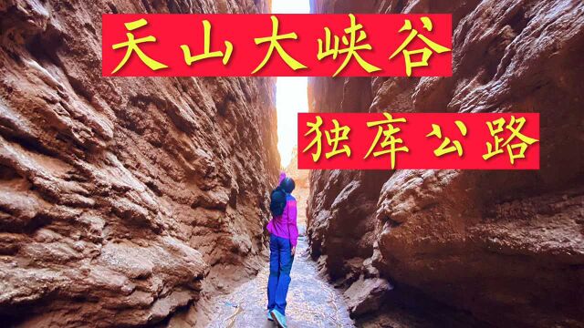 天津六零后在新疆,天山大峡谷非常出片的地方,都是屏保