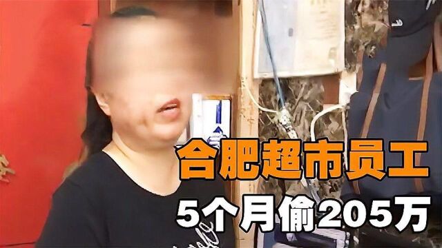 仅仅5个月,合肥女店员盗取205万,店长看完监控直接傻眼了!