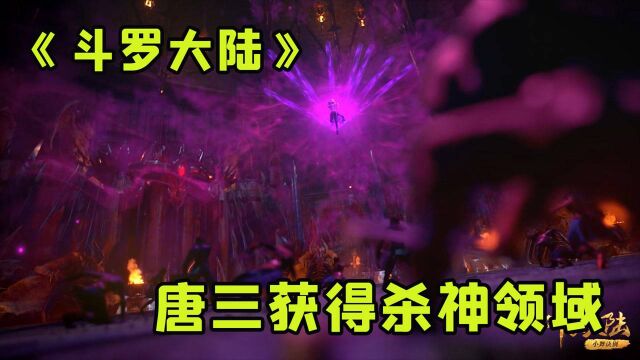 《斗罗大陆》 联手共闯地狱路,唐三成功获得杀神领域