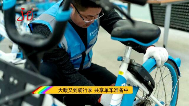 天暖又回骑行季 共享单车准备中