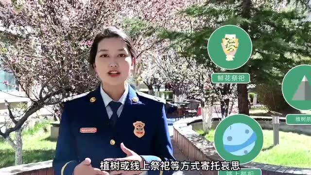 文明祭扫寄哀思 安全用火过清明