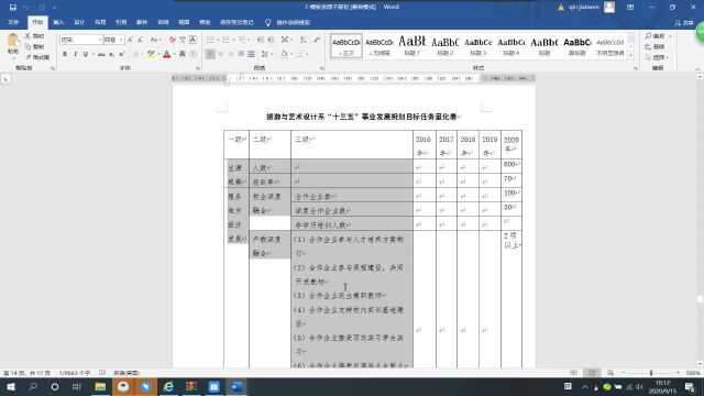 系部规划专业规划专业标准撰写指南