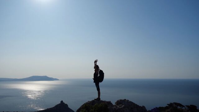 登山登顶山峰视频 (40)