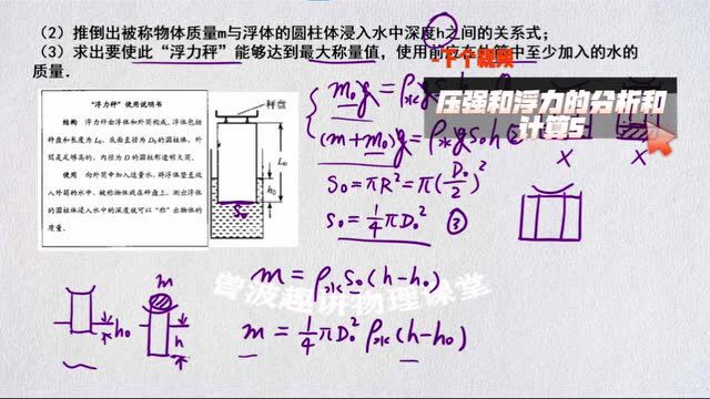 曾波趣讲ⷥ‘襛›教学日|怎样画力臂&压强浮力题目分析